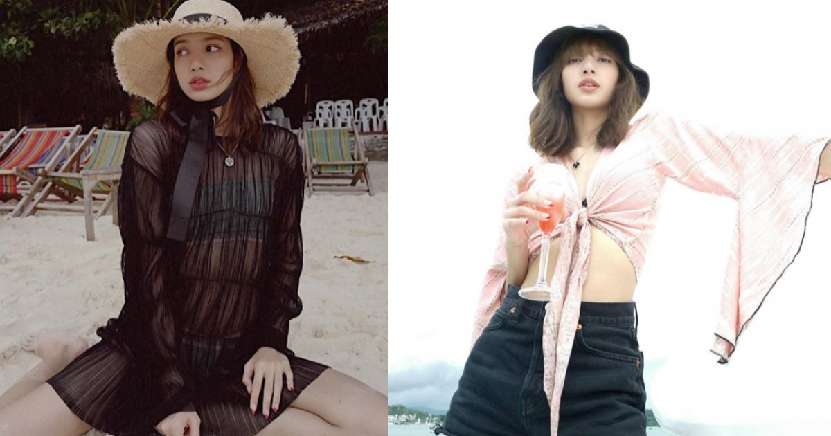 ชุดลิซ่า BlackPink ใส่เที่ยวทะเลที่ภูเกต