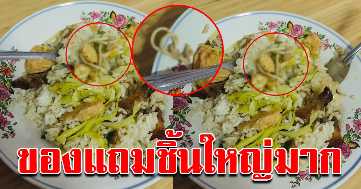 หนุ่ม สั่งข้าวร้านอาหารตามสั่ง แม่ค้าให้ของแถมชิ้นใหญ่