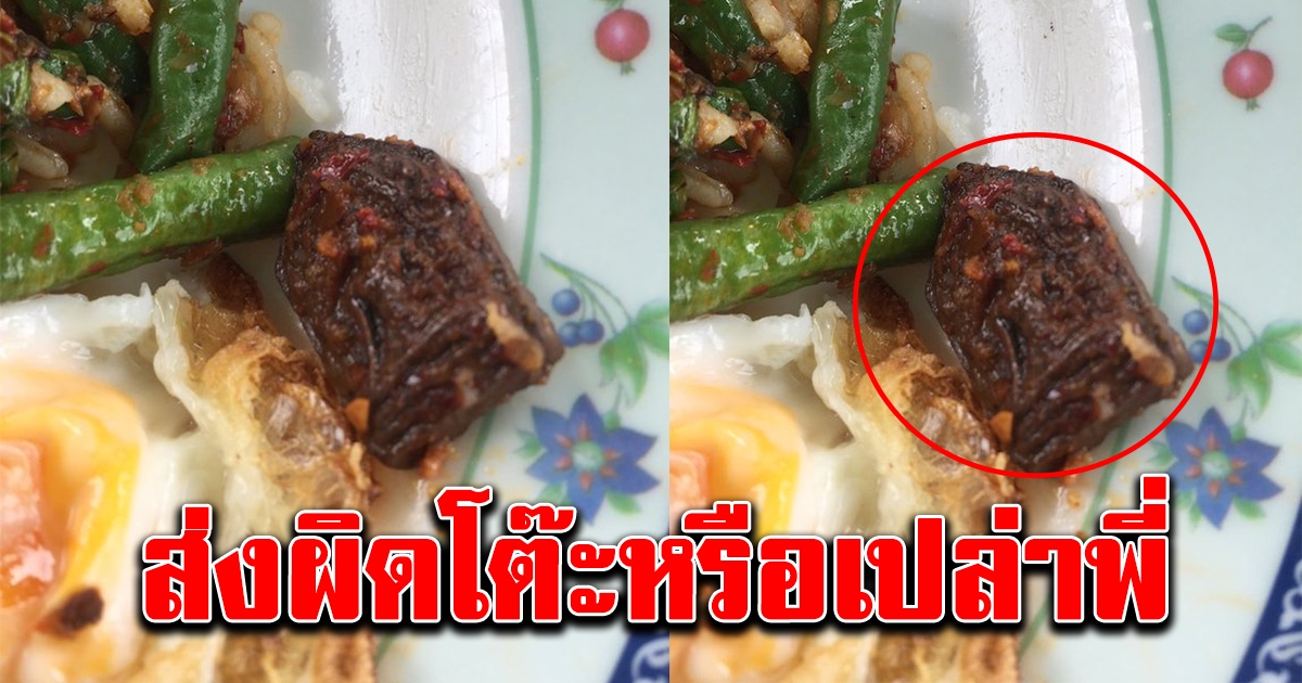 ร้านอาหารตามสั่ง ทำเมนูเด็ด สั่งผัดพริกแกงหมู