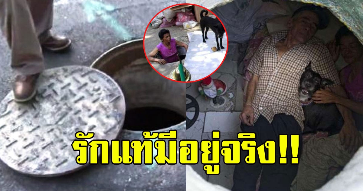 คู่รักใช้ท่อระบายน้ำ เป็นเรือนหอ อยู่กินกันมานานถึง 22 ปี