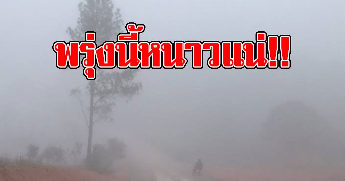 พรุ่งนี้หนาวแน่ อากาศเย็นลง วันคริสต์มาส ต่ำสุด 19 องศา